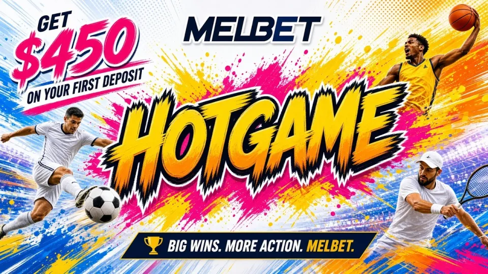 The MELBET code HOTGAME unlocks a boosted welcome bonus of up to $450 on your first deposit